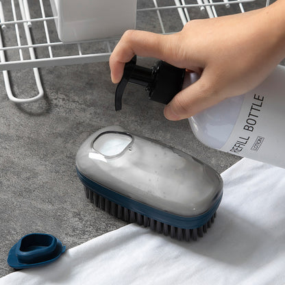 Refillable Soap Dispensing Brush Sponge